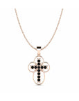 14K Rose Gold Necklace With 0.20 Carat Stone