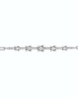 14K White Gold Bracelet With 0.25 carat White Diamonds