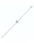 14K White Gold Bracelet With 0.57 Carat White Diamonds