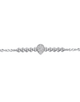 14K White Gold Bracelet With 0.34 Carat White Diamonds