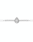 14K White Gold Bracelet With 0.37 Carat White Diamonds