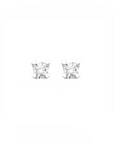 14K White gold earrings with 0.51 carat White Diamonds