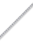 14K White Gold Tennis Bracelet With 1.50 Carat White Diamonds