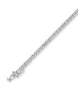 14K White Gold Tennis Bracelet With 2.50 Carat White Diamonds