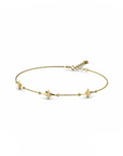 14K Yellow Gold Bracelet With 0.03 Carat Stone