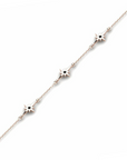 14K Rose Gold Bracelet With 0.03 Carat Stone