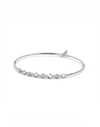 14K White Gold Bracelet With 0.07 Carat Stone