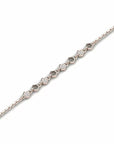 14K Rose Gold Bracelet With 0.07 Carat Stone