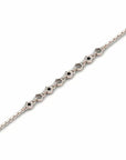 14K Rose Gold Bracelet With 0.07 Carat Stone