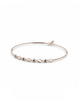 14K Rose Gold Bracelet With 0.07 Carat Stone