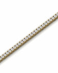 14K Yellow Gold Tennis Bracelet With 2.37 Carat White Diamonds