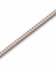 14K Rose Gold Tennis Bracelet With 2.37 Carat White Diamonds