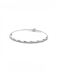 14K White Gold Bracelet With 0.63 Carat White Diamonds