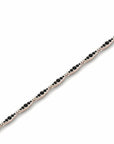 14K Rose Gold Bracelet With 0.63 Carat Black Diamonds