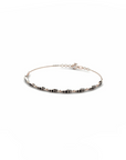 14K Rose Gold Bracelet With 0.63 Carat Black Diamonds