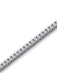 14K White Gold Tennis Bracelet With 1.35 Carat White Diamonds