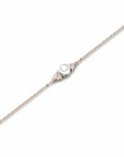 14K Rose Gold Bracelet With 0.06 Carat Stone and 0.40 Carat Cultured Pearl