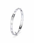 14K White Gold Bracelet With 0.45 Carat White Diamonds