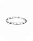 14K White Gold Bracelet With 0.45 Carat White Diamonds