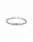 14K White Gold Bracelet With 0.45 Carat Black Diamonds