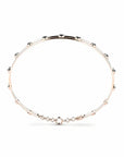 14K Rose Gold Bracelet With 0.45 Carat Black Diamonds