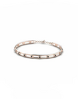 14K Rose Gold Bracelet With 0.45 Carat Black Diamonds