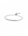 14K White Gold Bracelet With 0.15 Carat White Diamonds