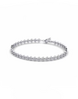 14K White Gold Tennis Bracelet With 1.05 Carat White Diamonds