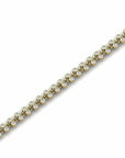 14K Yellow Gold Tennis Bracelet With 1.05 Carat White Diamonds