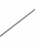 14K White Gold Tennis Bracelet With 1.05 Carat Black Diamonds