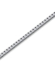 14K White Gold Tennis Bracelet With 3.64 Carat White Diamonds