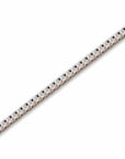 14K Rose Gold Tennis Bracelet With 3.64 Carat White Diamonds