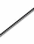 14K White Gold Tennis Bracelet With 3.64 Carat Black Diamonds