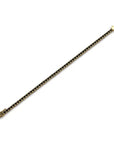 14K Yellow Gold Tennis Bracelet With 3.64 Carat Black Diamonds