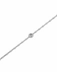 14K White Gold Bracelet With 0.53 Carat White Diamonds