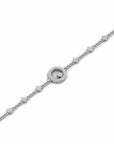 14K White Gold Bracelet With 0.53 Carat White Diamonds