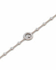 14K Rose Gold Bracelet With 0.53 Carat White Diamonds