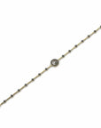 14K Yellow Gold Bracelet With 0.53 Carat Black Diamonds