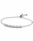 14K White Gold Bracelet With 0.35 Carat White Diamonds