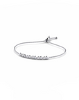 14K White Gold Bracelet With 0.35 Carat White Diamonds