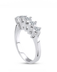 14K White gold ring with 0.50 carat White Diamonds