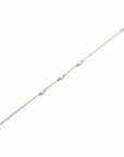 14K Yellow Gold Bracelet With 0.07 Carat White Diamonds and 0.60 Carat Natural Pearl