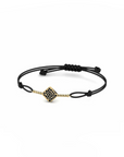 14K Yellow Gold Bracelet With 0.26 Carat Black Diamonds