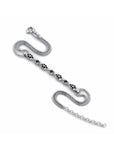 14K White Gold Bracelet With 0.23 Carat Black Diamonds