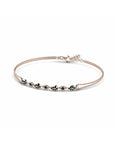 14K Rose Gold Bracelet With 0.23 Carat Black Diamonds