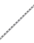 14K White Gold Bracelet With 0.77 Carat White Diamonds