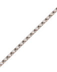 14K Rose Gold Bracelet With 0.77 Carat White Diamonds