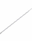 14K White Gold Bracelet With 0.22 Carat White Diamonds