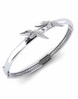 14K White Gold Bracelet With 0.45 Carat White Diamonds