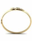 14K Gold Bracelet With 0.45 Carat White Diamonds